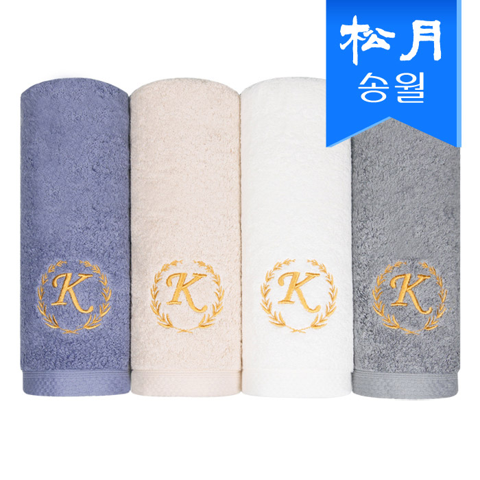 [송월타올] 카이저 40수 코마사 160g 세면 타올 s